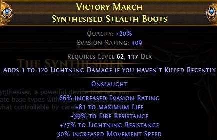 poe movement speed onslaught craft.